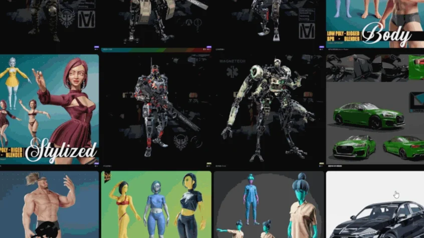 Blenderkit真的太强大！2W+免费模型 材质 HDR 随便用！