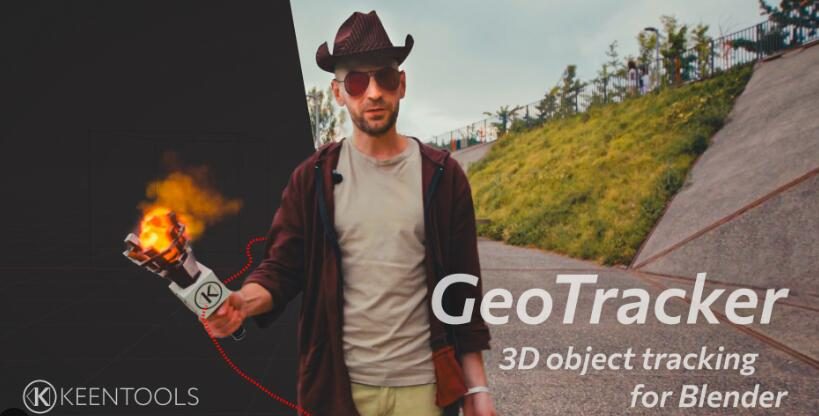 Blender插件 几何追踪三维对象运动Facebuilder and GeoTracker 2023.2.0