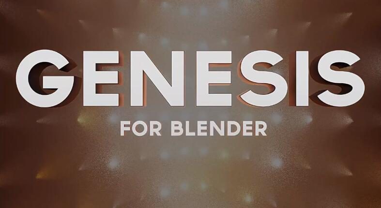 Blender插件 舞台场景灯光生成制作工具 Genesis Light Generator v1.0.0