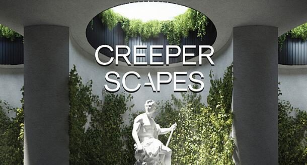 Blender预设 437个大自然植物藤蔓爬山虎花朵3D模型资产 Creeper Scapes