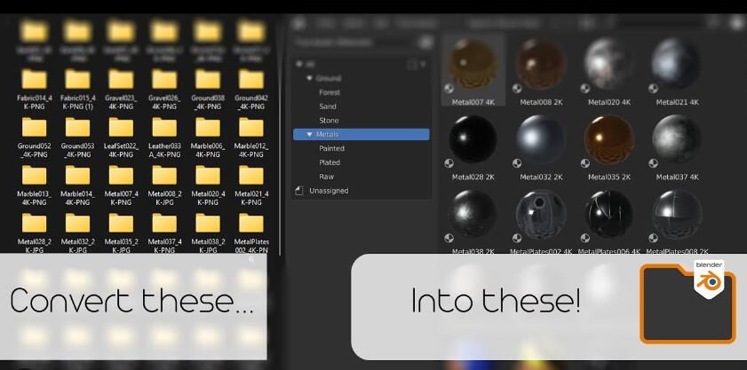 Blender插件 材质贴图工程预设标记管理 True-Assets V4.1.2