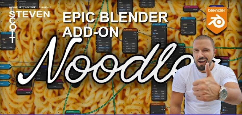 Blender插件 节点框选控制编辑 Noodler v1.0