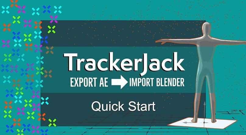 Blender插件 将AE摄像机跟踪数据导入 TrackerJack V1.0.2