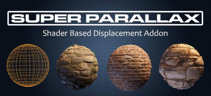 Blender插件 高级视差着色器 Super Parallax v0.3.1