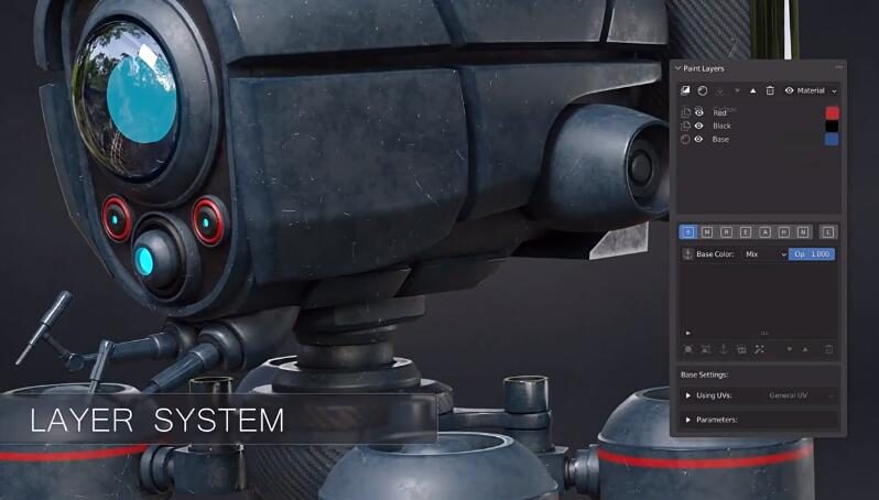 Blender插件 贴图分层绘制 Philogix Pbr Painter V4.0