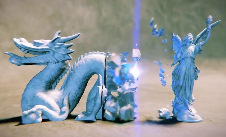 Blender插件 三维模型物体破碎汇聚组合动画特效 ANIMAX V2.2.0