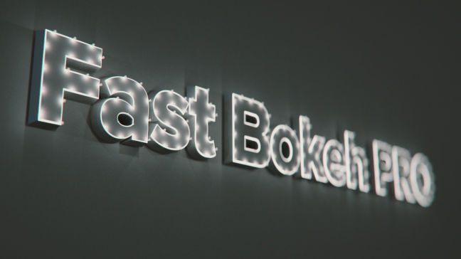 AE景深模糊特效插件 Rowbyte Fast Bokeh Pro  for After Effects Win/Mac