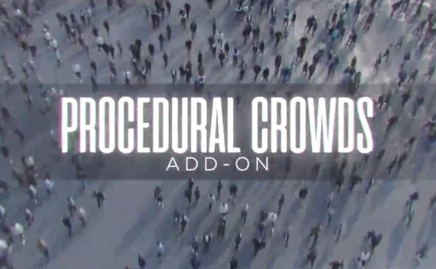 Blender插件 程序化人群生成器 Procedural Crowds v2.1.2+预设库