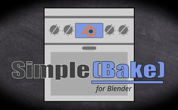 Blender插件 烘焙PBR材质纹理贴图 SimpleBake V1.1.0