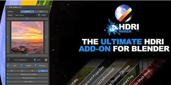 Blender插件 模拟制作HDRI环境场景效果 HDRI Maker v3.0.116