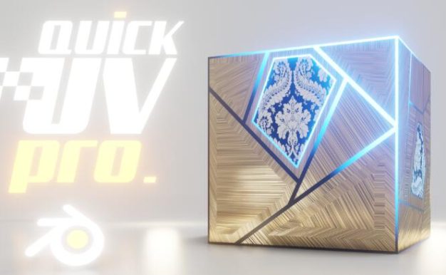 Blender插件 快速展UV贴图 Quick Uv Pro V3.1