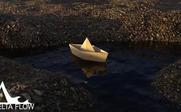 Blender插件 模拟真实水流液体流动特效 DeltaFlow V1.2