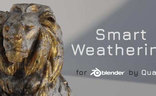 Blender插件 三维模型划痕污迹做旧 Smart Weathering v2.1.0