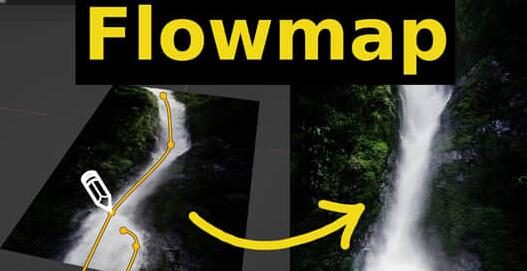 Blender插件 轻松生成动态纹理效果 Procedural Flowmap v2.0