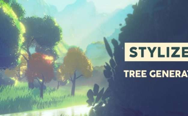 Blender插件 手绘树木生成器Stylized Tree Asset Generator