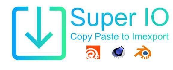 Blender插件 多格式文件批量导入 Super IO v1.4.8