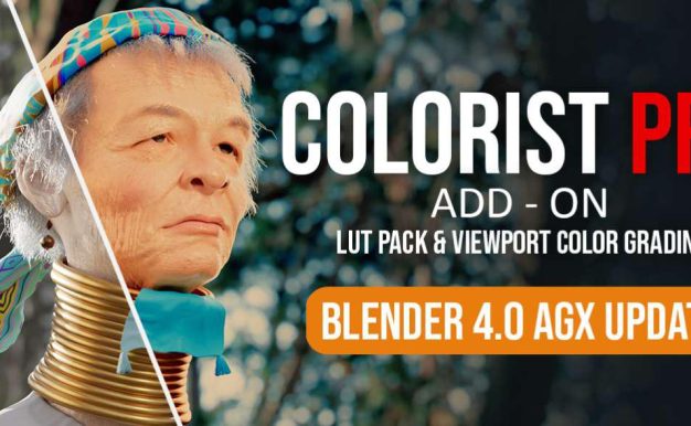 Blender插件 LUTs与Viewport实时色彩分级 Colorist Pro – Luts & Viewport Color Grading