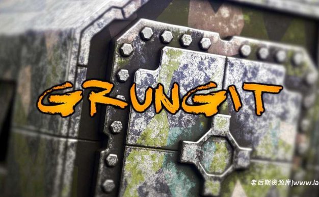 Blender插件 磨损刮痕污垢材质贴图 Grungit v1.9.1