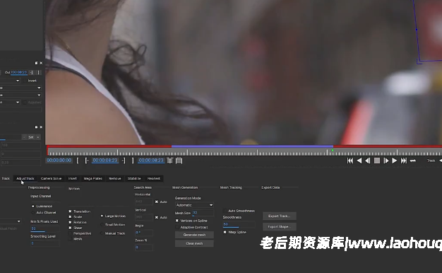 Mocha Pro专业摄像机反求平面摩卡跟踪插件+安装教程