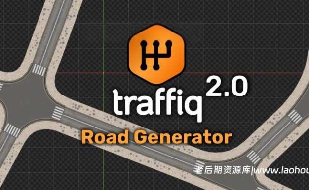 Blender插件 交通工具汽车三维模型绑定预设Car – Traffiq Library – Rigged Cars V2.0.0