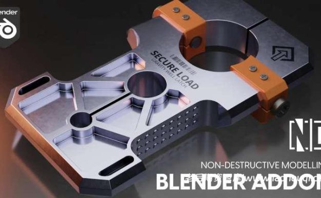 Blender插件 非破坏性硬面建模增强工具 ND – Non-Destructive Modelling V1.40.0