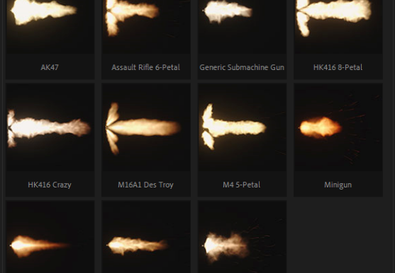 Bang三维枪口火焰闪光火花枪火特效+安装教程