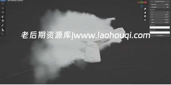 Blender插件 三维模型烟雾散布生成器 Smoke Scatter v1.2.0
