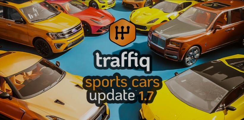 Blender插件 交通工具汽车三维模型绑定预设Car – Traffiq Library – Rigged Cars V1.7.1