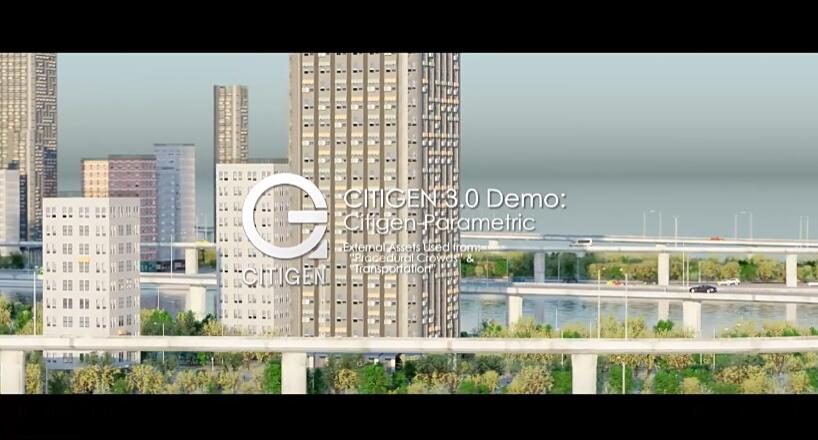 Blender插件 三维城市楼房建筑交通生成器 Citigen Ultimate v2.1