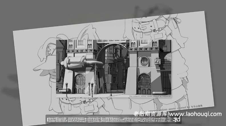 Blender插件 一键快速生成卡通手绘线条边框效果 Hand Drawn Line Generator V2.5