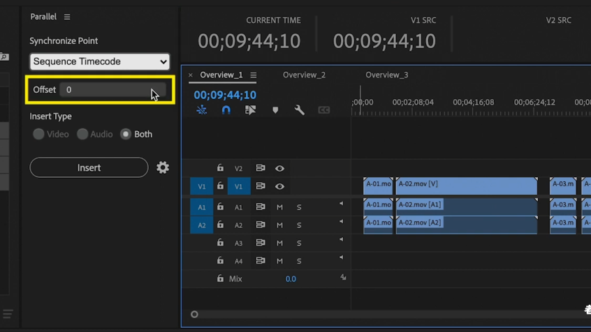 PR时间码视频同步剪辑脚本：Parallel v1.1.1