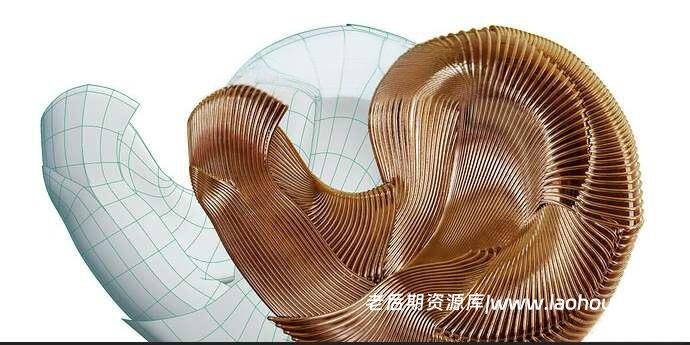 Blender插件 复杂曲线模型生成器 Loop To Curve V1.0.1