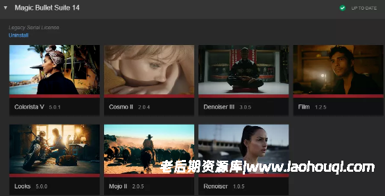 Red Giant Magic Bullet Suite红巨人降噪磨皮美颜调色插件套装+安装教程