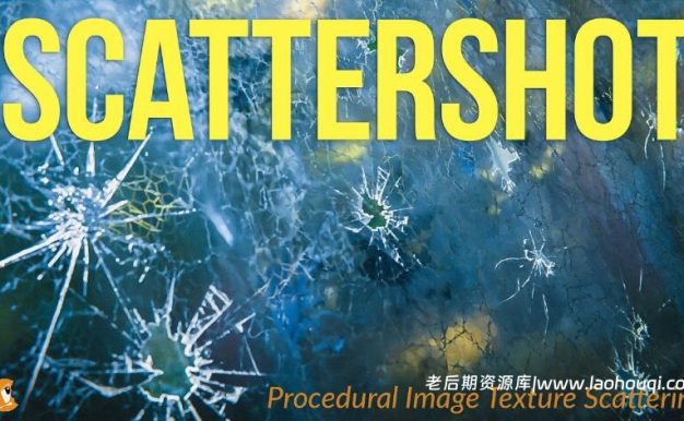 Blender贴图融合控制插件：Scattershot V1.12