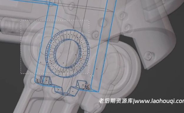 Blender三维模型透视选择插件 X-Ray Selection Tools V4.7