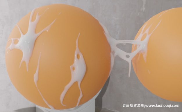 Blender流体液体绘制渲染资产预设 Liquid Pen Tool附使用教程