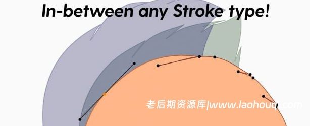 Blender流畅蜡笔绘画动画插件 GreasePencil Tween V1.6.0