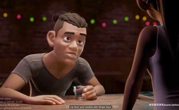 Blender角色音频口型动画插件 Lip Sync V2.1.0