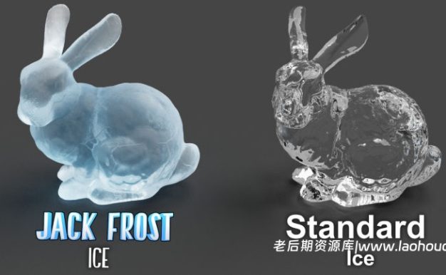 Blender冬天冰雪冰块场景着色器插件 Jack Frost – Winter Asset Pack 1.43