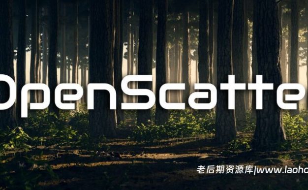 Blender免费开源散布插件 Openscatter V1.0.5 – Free And Open-Source Scattering