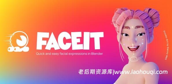 Blender手机捕捉人物面部动作插件 Faceit V2.3.56 For Blender 2.8+