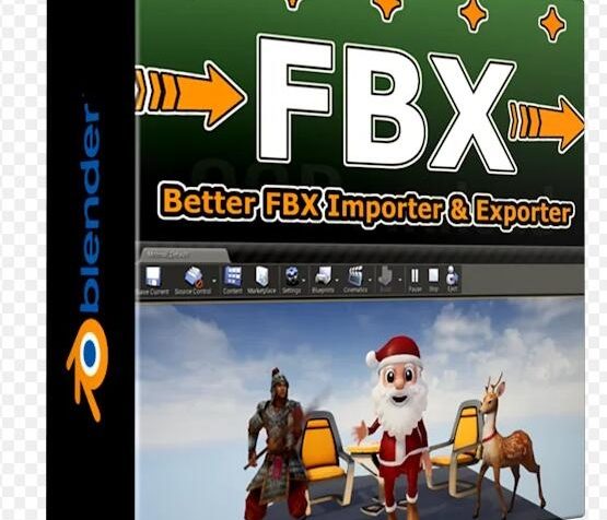 FBX模型导入导出Blender插件 Better FBX Importer & Exporter V6.2.0 For Blender 2.8+