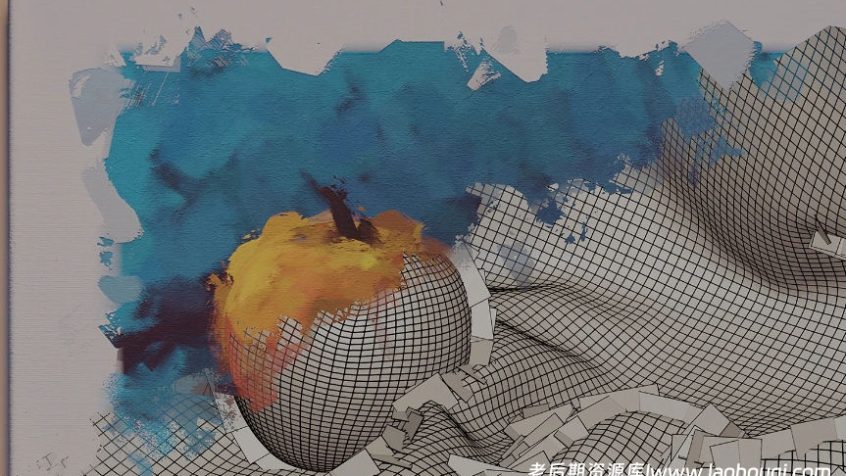 Blender模拟油画笔触艺术渲染插件Tradigitalist Toolbag