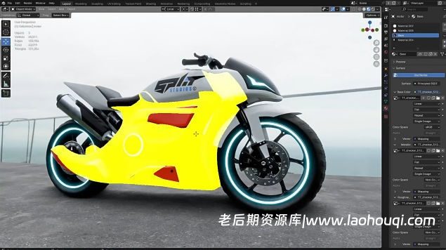 Blender复杂3D模型表面快速选择隐藏调整插件 Face Layers V1.0附使用教程