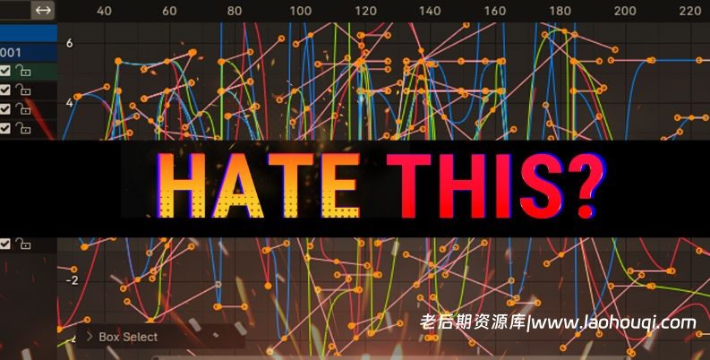 Blender关键帧曲线动画插件预设 Simple F-Curves v1.0.4