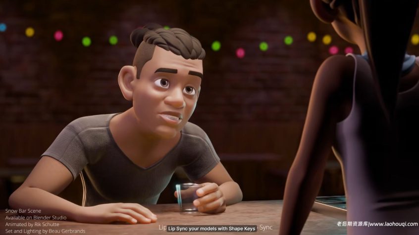 Blender角色音频口型动画插件 Lip Sync V2.1.0