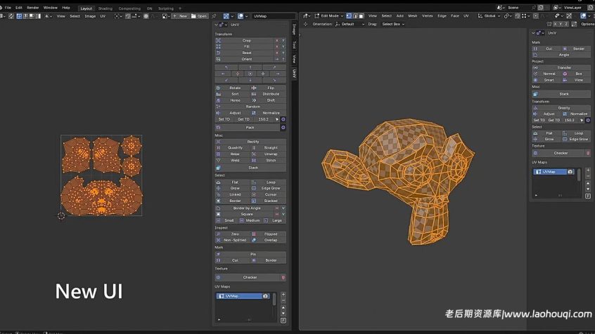 Blender 高效UV编辑器插件 UniV Pro V3.8.0