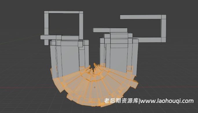 Blender模型建模弯曲效果器增强插件 Simple Bend Ex V1.1.0