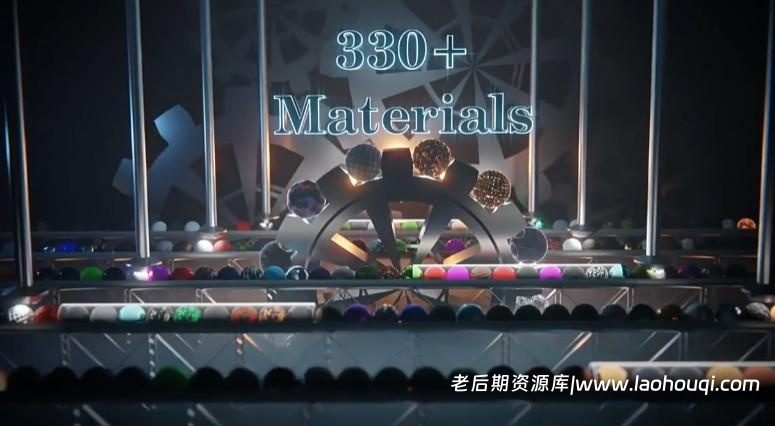 Blender高级材质预设包：Advanced Material Pack v1.3