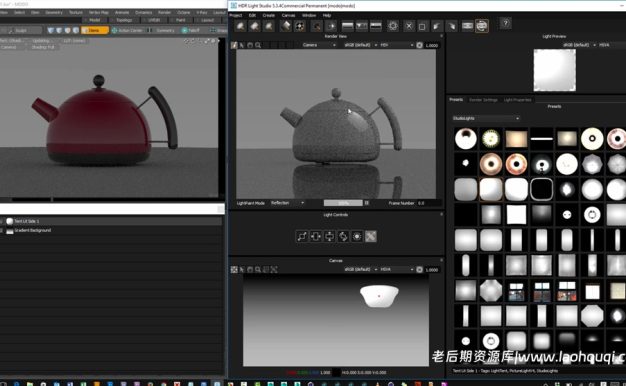 HDR Light Studio Connection C4D 更新至6.1 中文汉化 支持R20